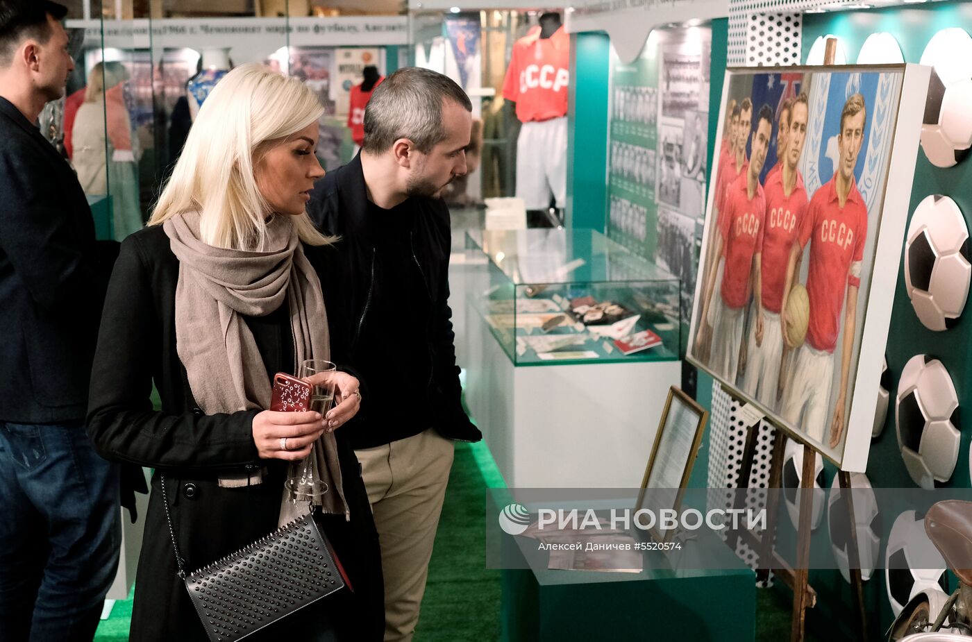 Открытие выставки «История отечественного футбола» в Санкт-Петербурге