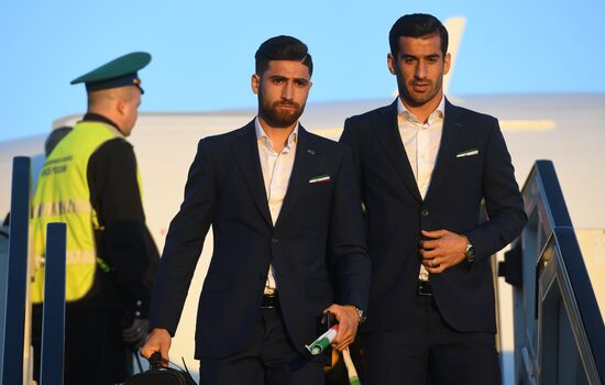 Футбол. ЧМ-2018. Прилет сборной Ирана 