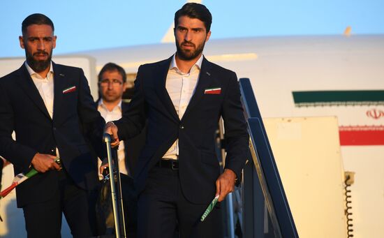 Футбол. ЧМ-2018. Прилет сборной Ирана 