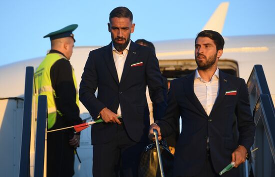 Футбол. ЧМ-2018. Прилет сборной Ирана 