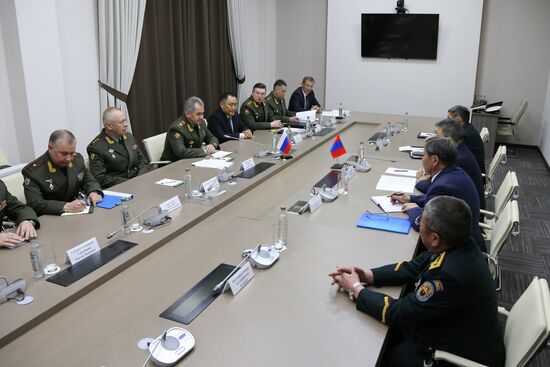 Рабочая поездка Министра обороны РФ С. Шойгу в Кызыл