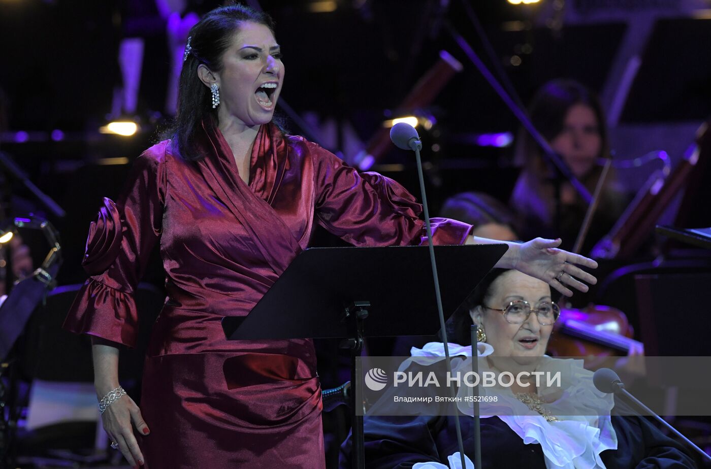 Концерт Монсеррат Кабалье в Кремле