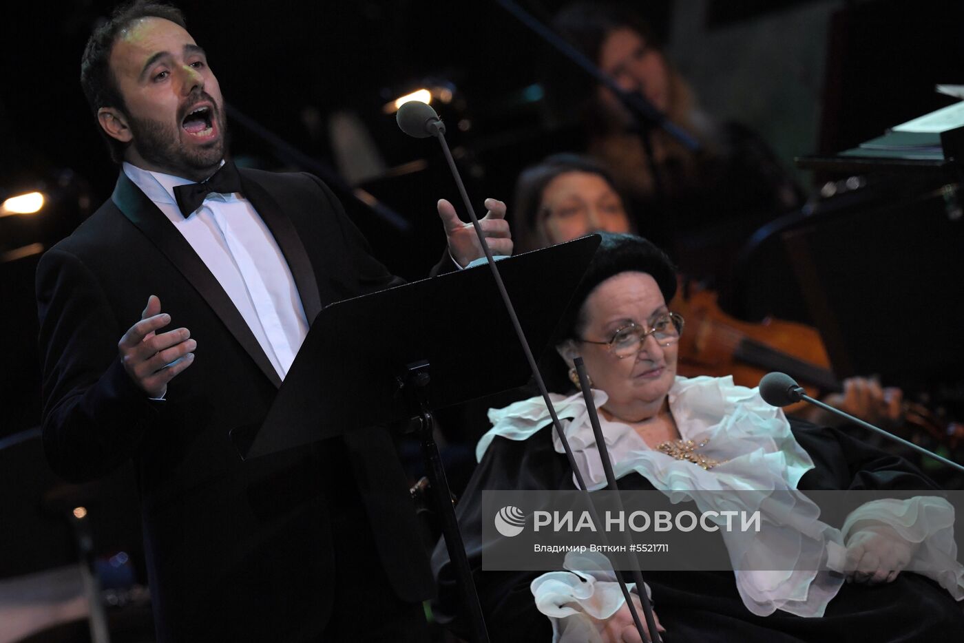 Концерт Монсеррат Кабалье в Кремле