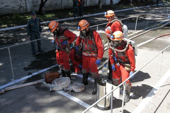 Финал соревнований по тактической подготовке МЧС ДНР