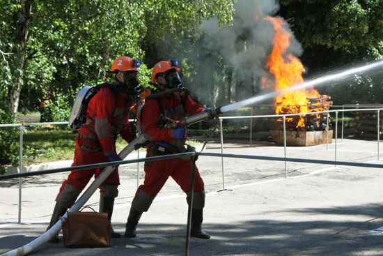 Финал соревнований по тактической подготовке МЧС ДНР