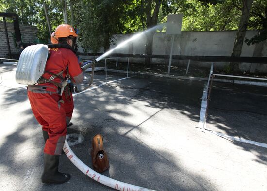 Финал соревнований по тактической подготовке МЧС ДНР