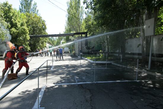 Финал соревнований по тактической подготовке МЧС ДНР