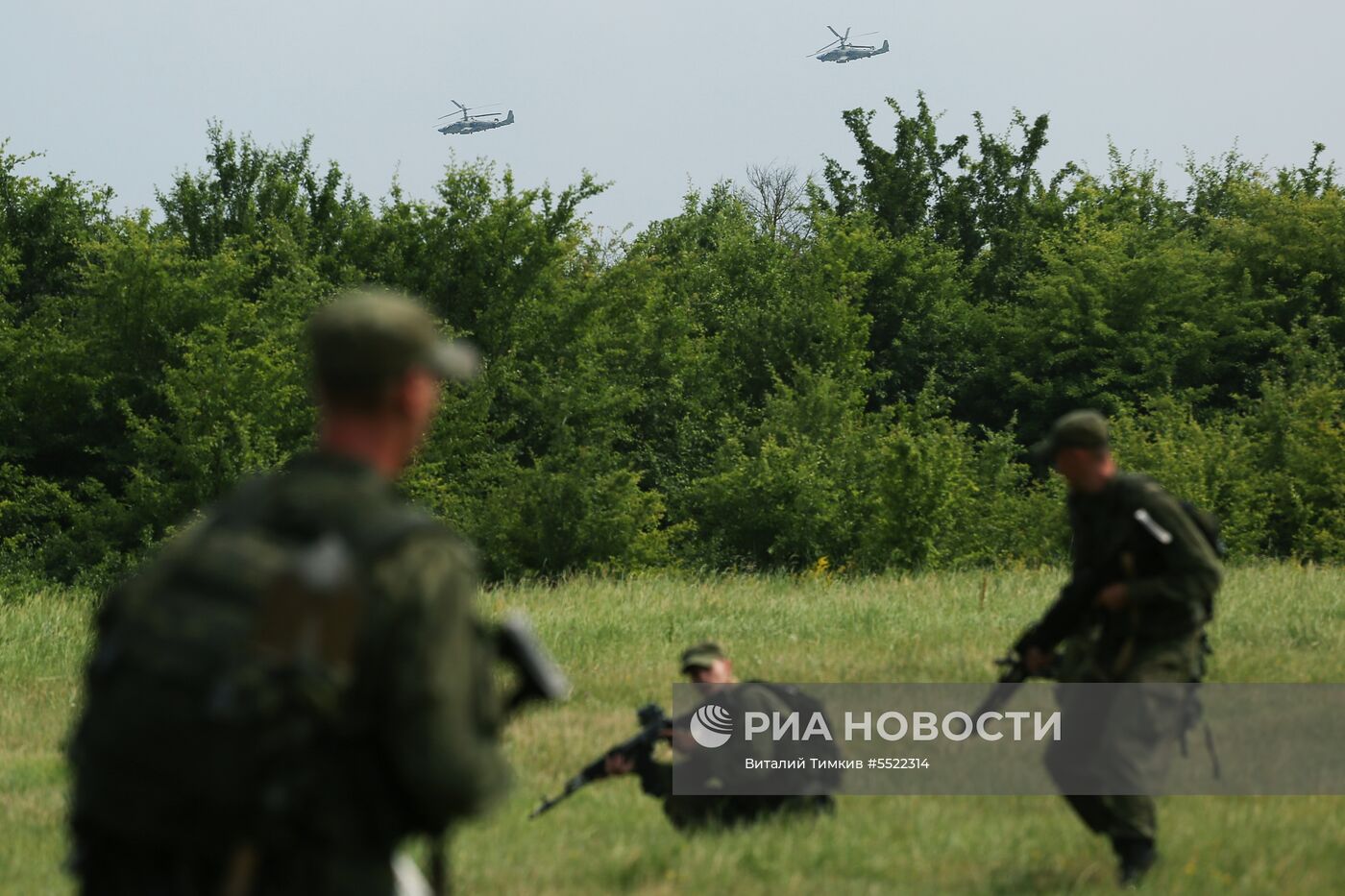Тактико-специальные учения спецназа ЮВО