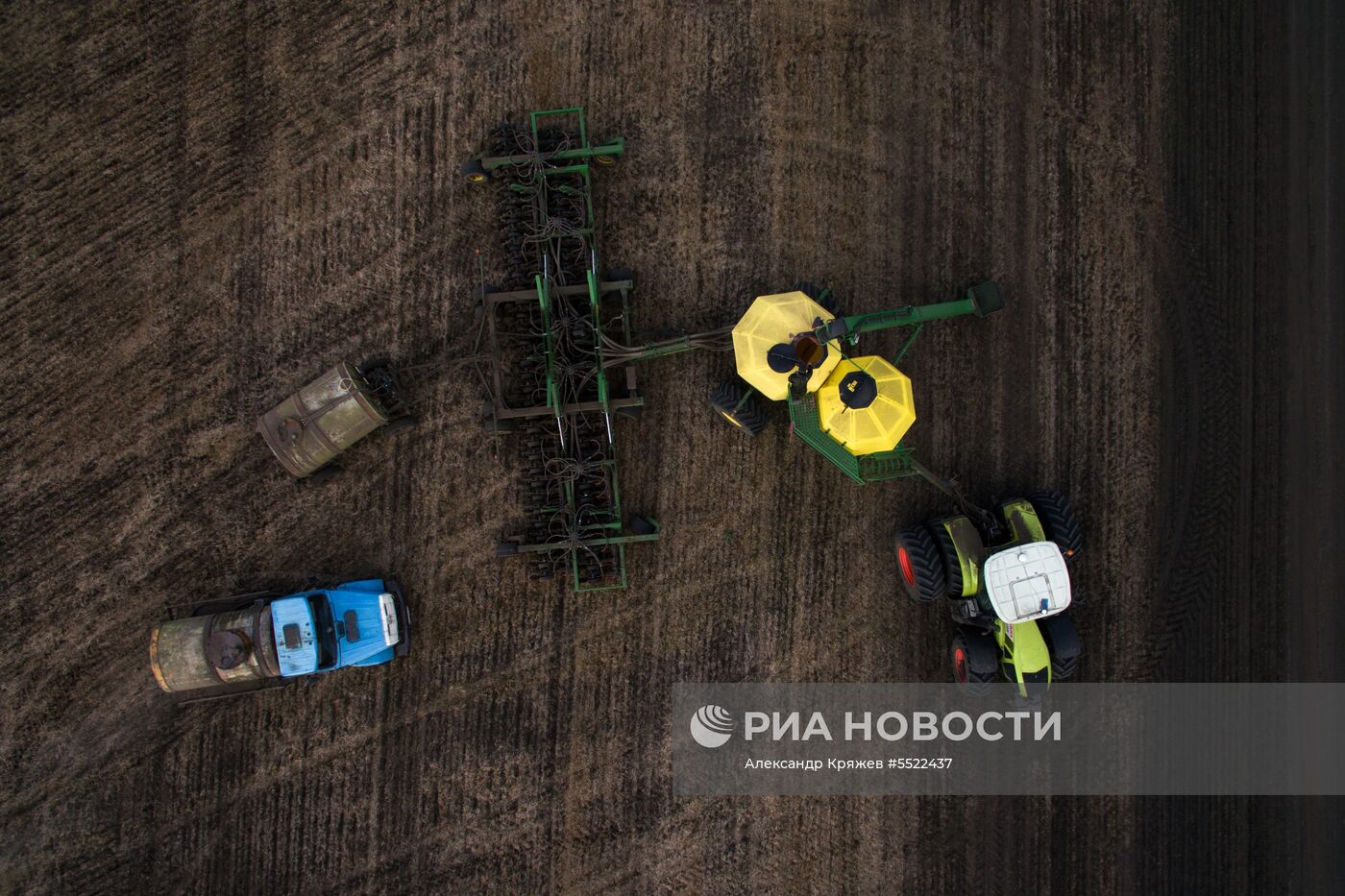 Весенняя посевная в Новосибирской области
