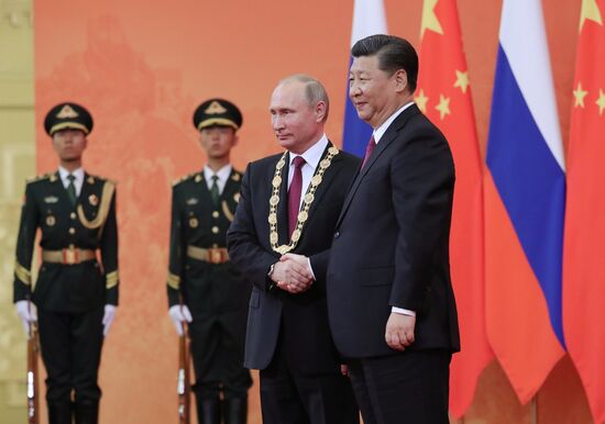 Государственный визит президента РФ В. Путина в Китай