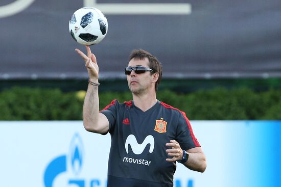 Футбол. ЧМ-2018. Тренировка сборной Испании