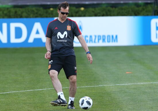 Футбол. ЧМ-2018. Тренировка сборной Испании