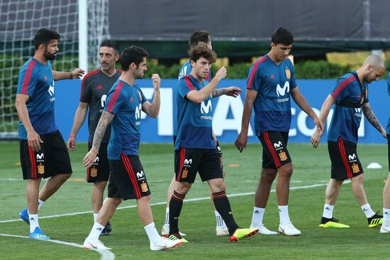 Футбол. ЧМ-2018. Тренировка сборной Испании