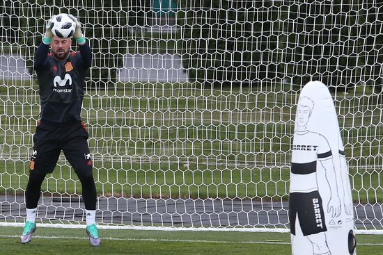 Футбол. ЧМ-2018. Тренировка сборной Испании