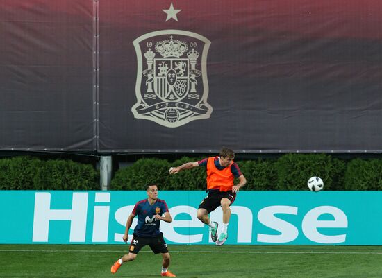 Футбол. ЧМ-2018. Тренировка сборной Испании