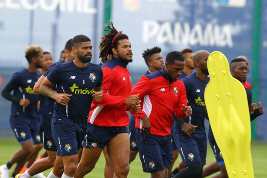 Футбол. ЧМ-2018. Тренировка сборной Панамы