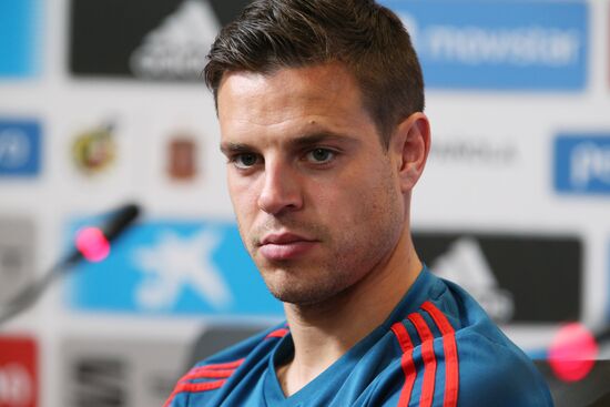 Футбол. ЧМ-2018. Тренировка сборной Испании