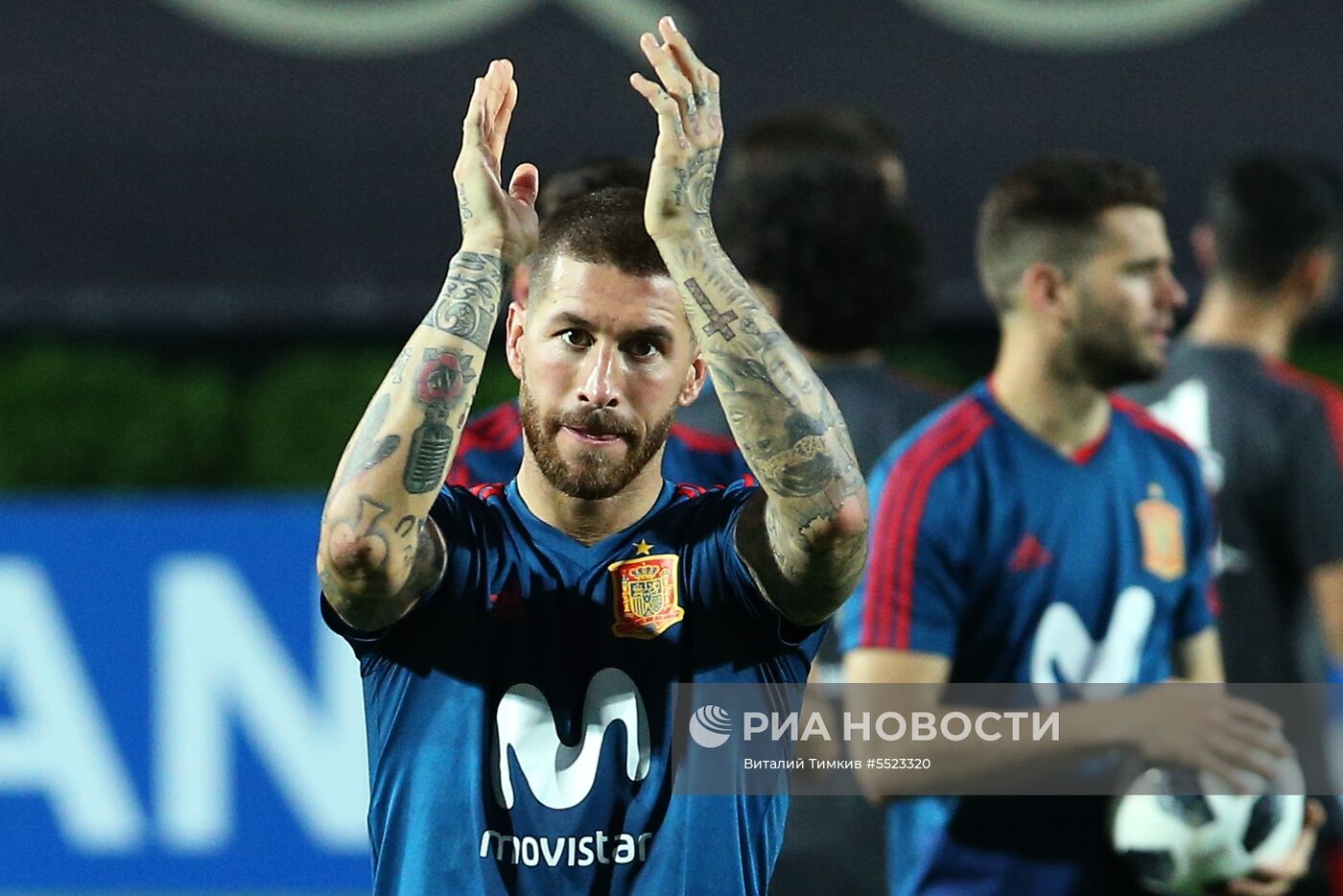 Футбол. ЧМ-2018. Тренировка сборной Испании