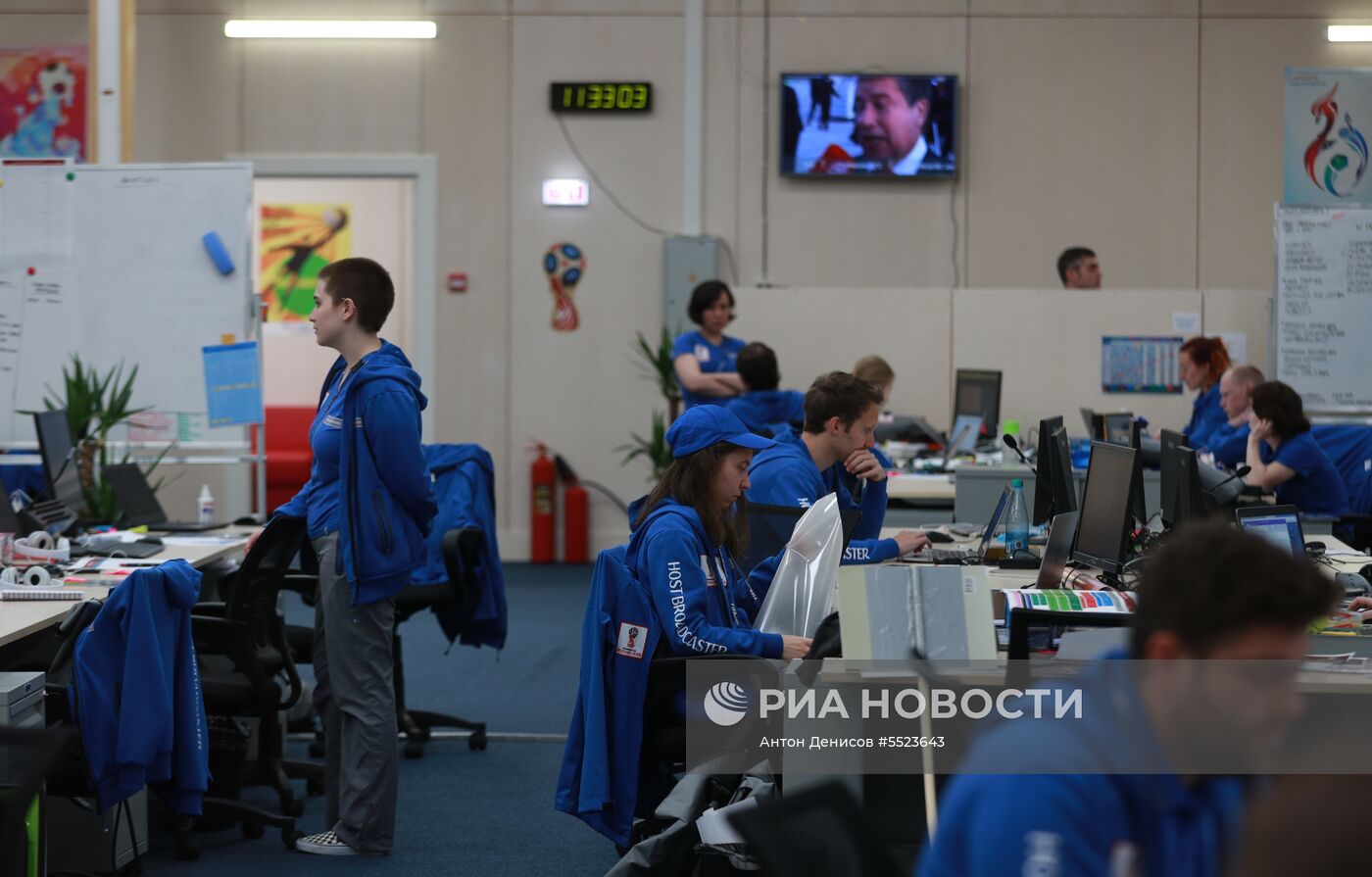 Открытие Международного вещательного центра ЧМ-2018 по футболу