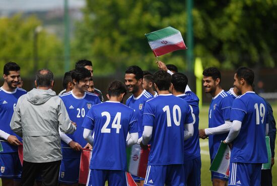 Футбол. ЧМ-2018. Тренировка сборной Ирана