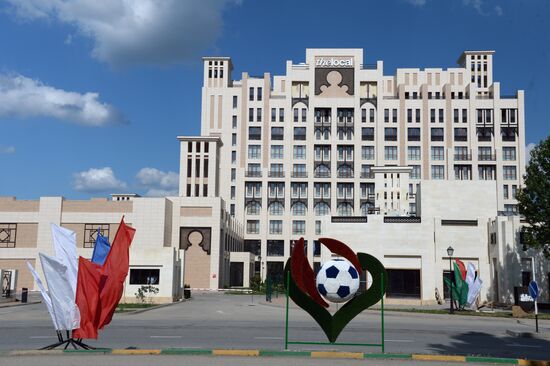 База сборной Египта в Грозном на время ЧМ-2018 по футболу