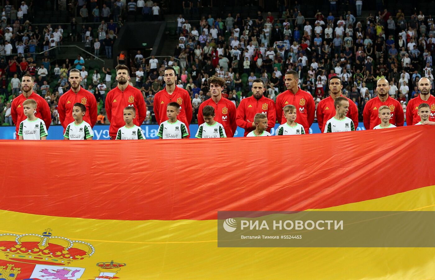 Футбол. Товарищеский матч. Тунис - Испания