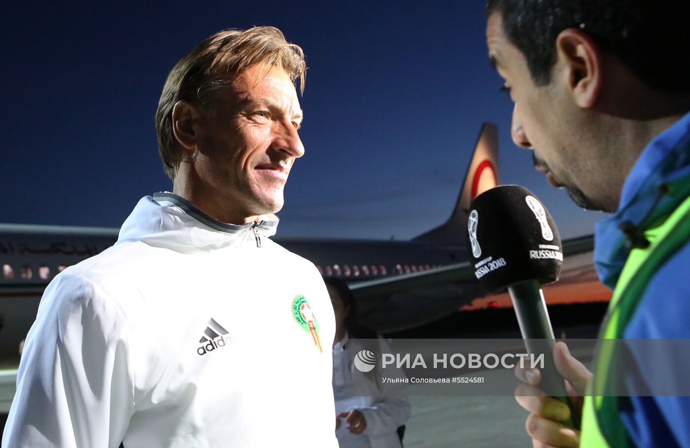 Футбол. ЧМ-2018. Прилет сборной Марокко