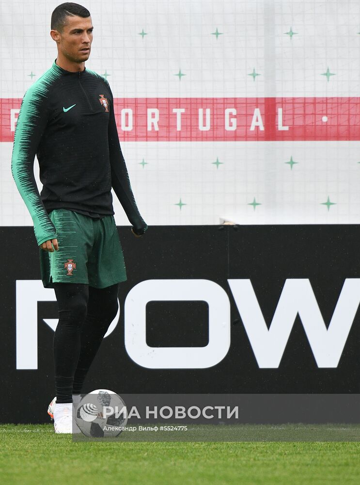 Футбол. ЧМ-2018. Тренировка сборной Португалии