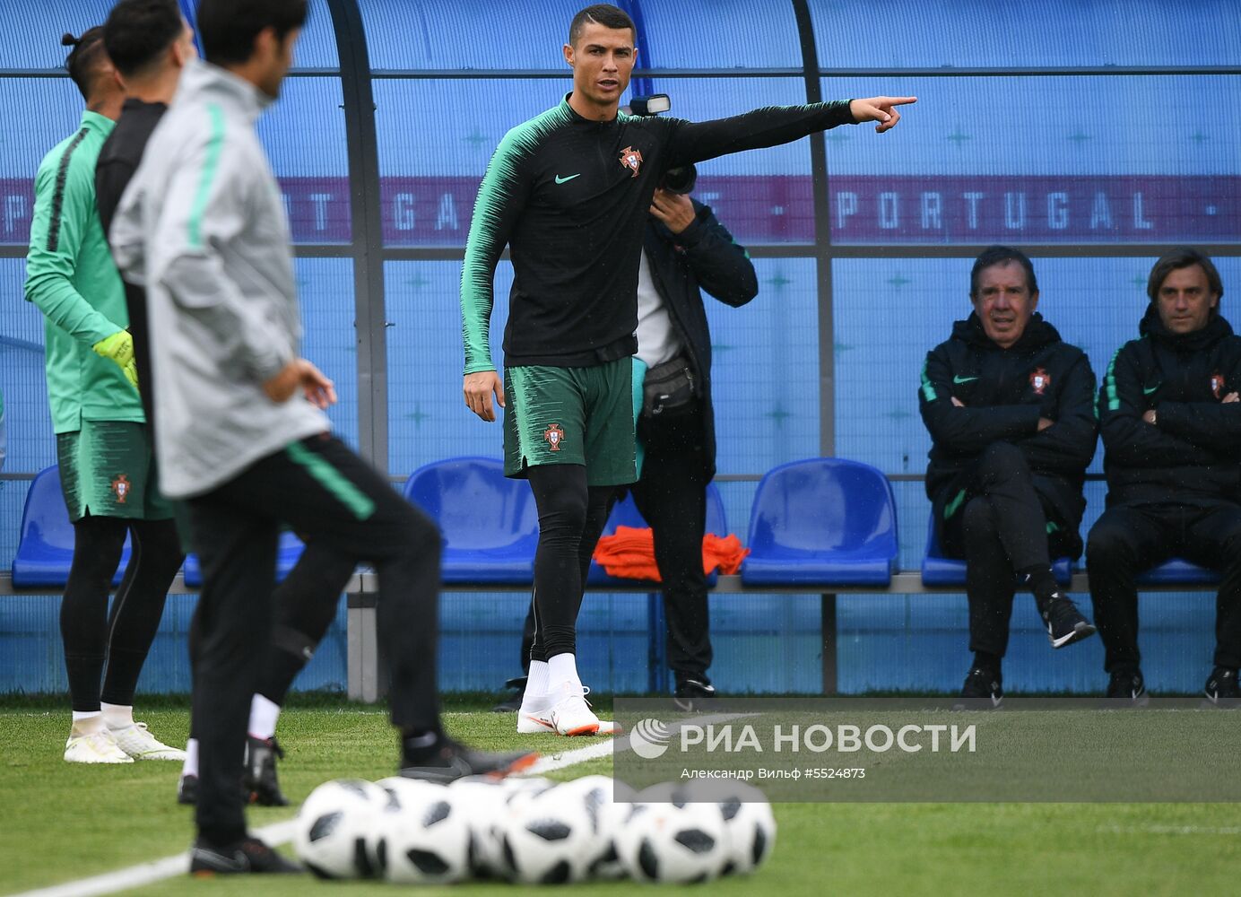 Футбол. ЧМ-2018. Тренировка сборной Португалии