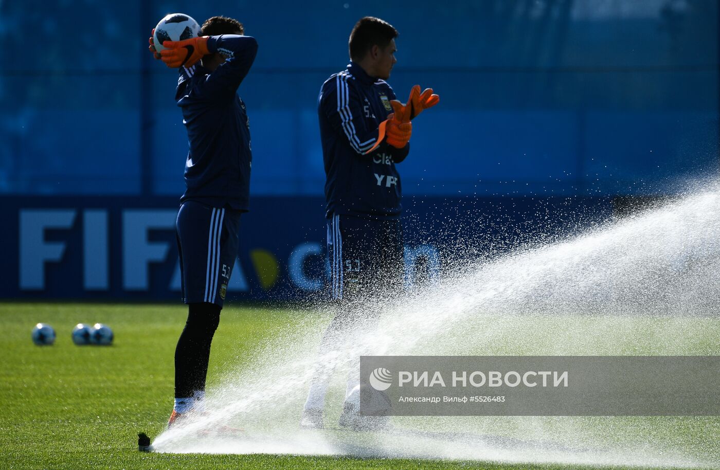 Футбол. ЧМ-2018. Тренировка сборной Аргентины