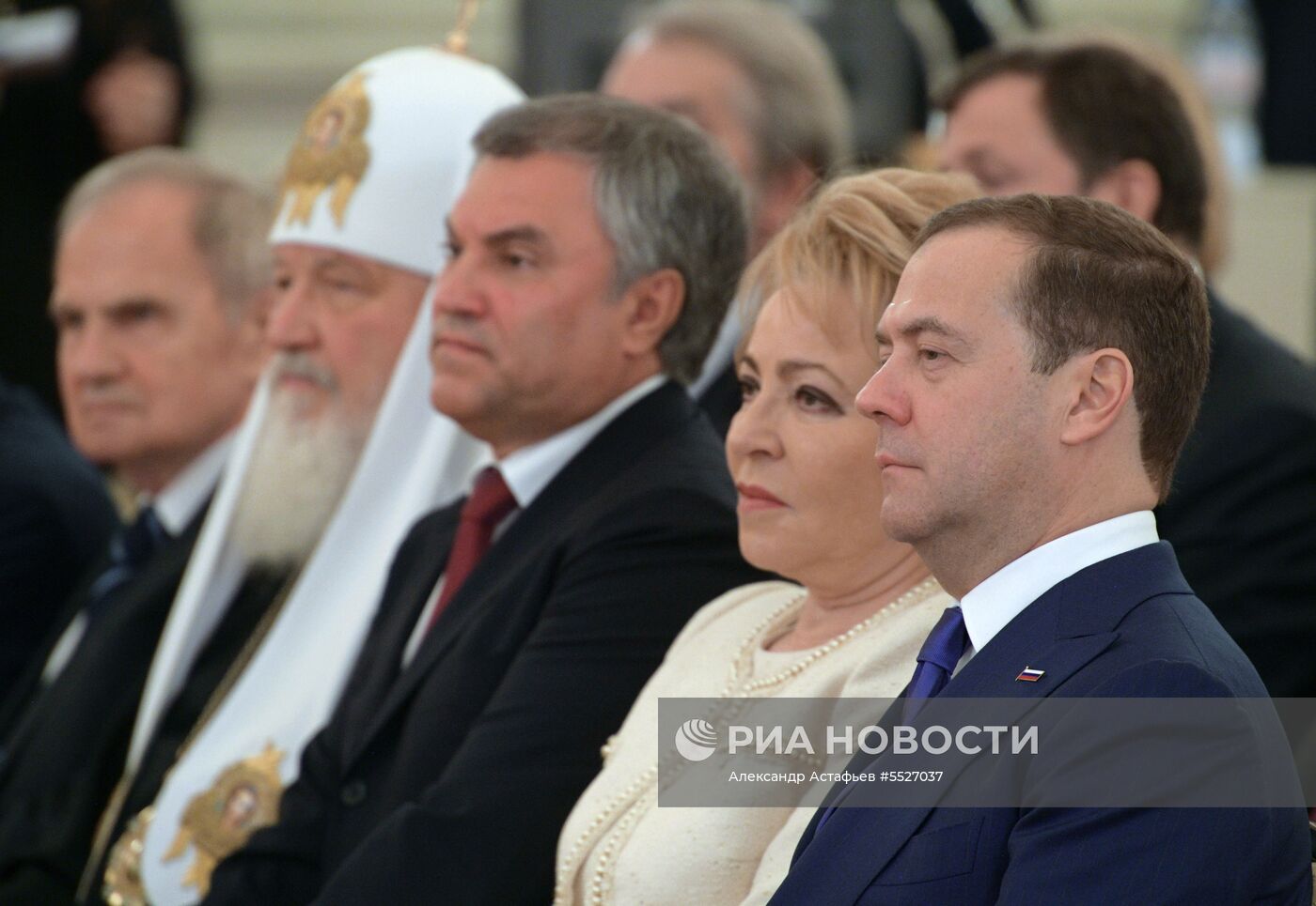 Президент РФ В. Путин вручил Госпремии в области науки, литературы и искусства
