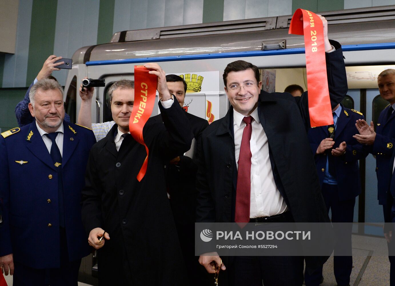 Открытие станции метро "Стрелка" в Нижнем Новгороде