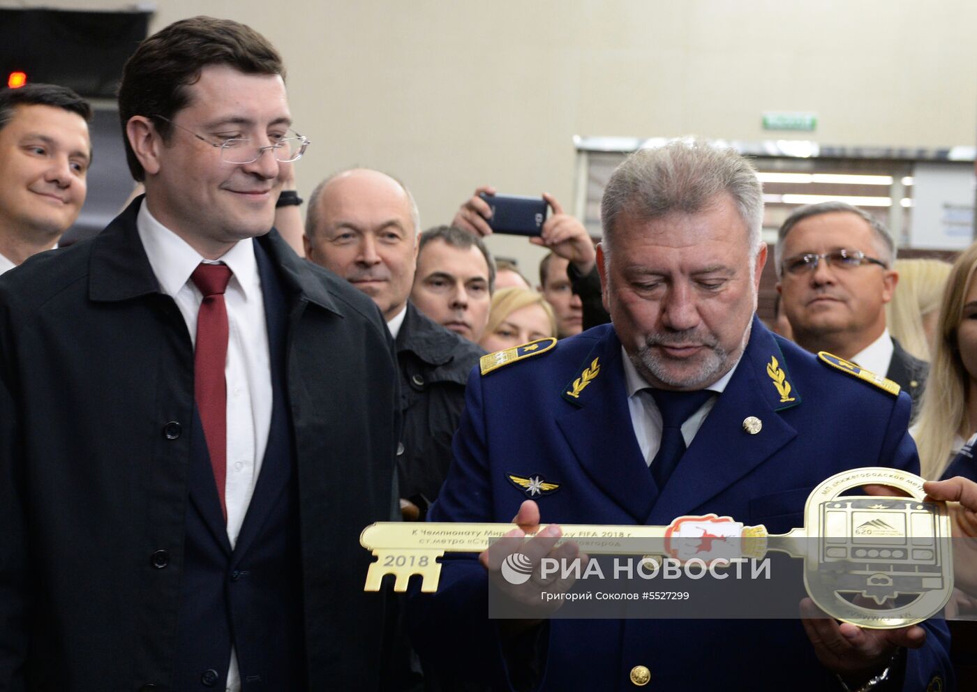 Открытие станции метро "Стрелка" в Нижнем Новгороде