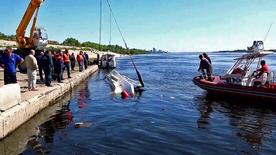 Крушение катамарана в Волгограде