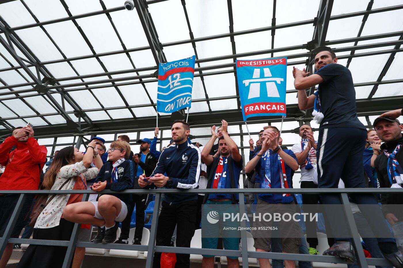 Футбол. ЧМ-2018. Тренировка сборной Франции