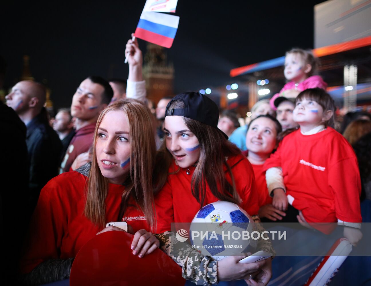 Праздничный концерт на Красной площади, посвященный Дню России