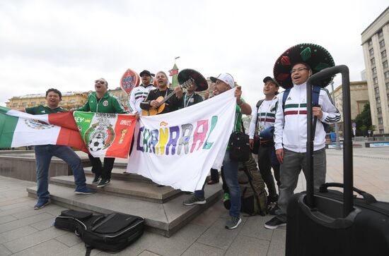 Болельщики ЧМ-2018 по футболу в Москве