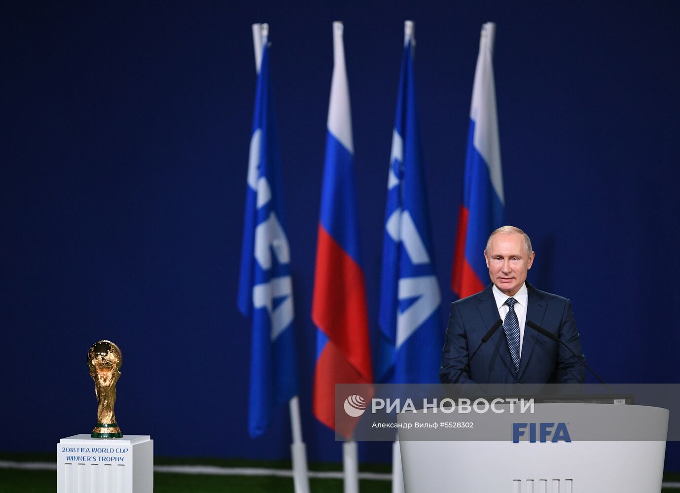 Президент РФ В. Путин принял участие в заседании 68-го конгресса Международной федерации футбола (FIFA)
