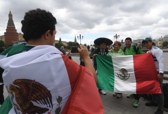 Болельщики ЧМ-2018 по футболу в Москве