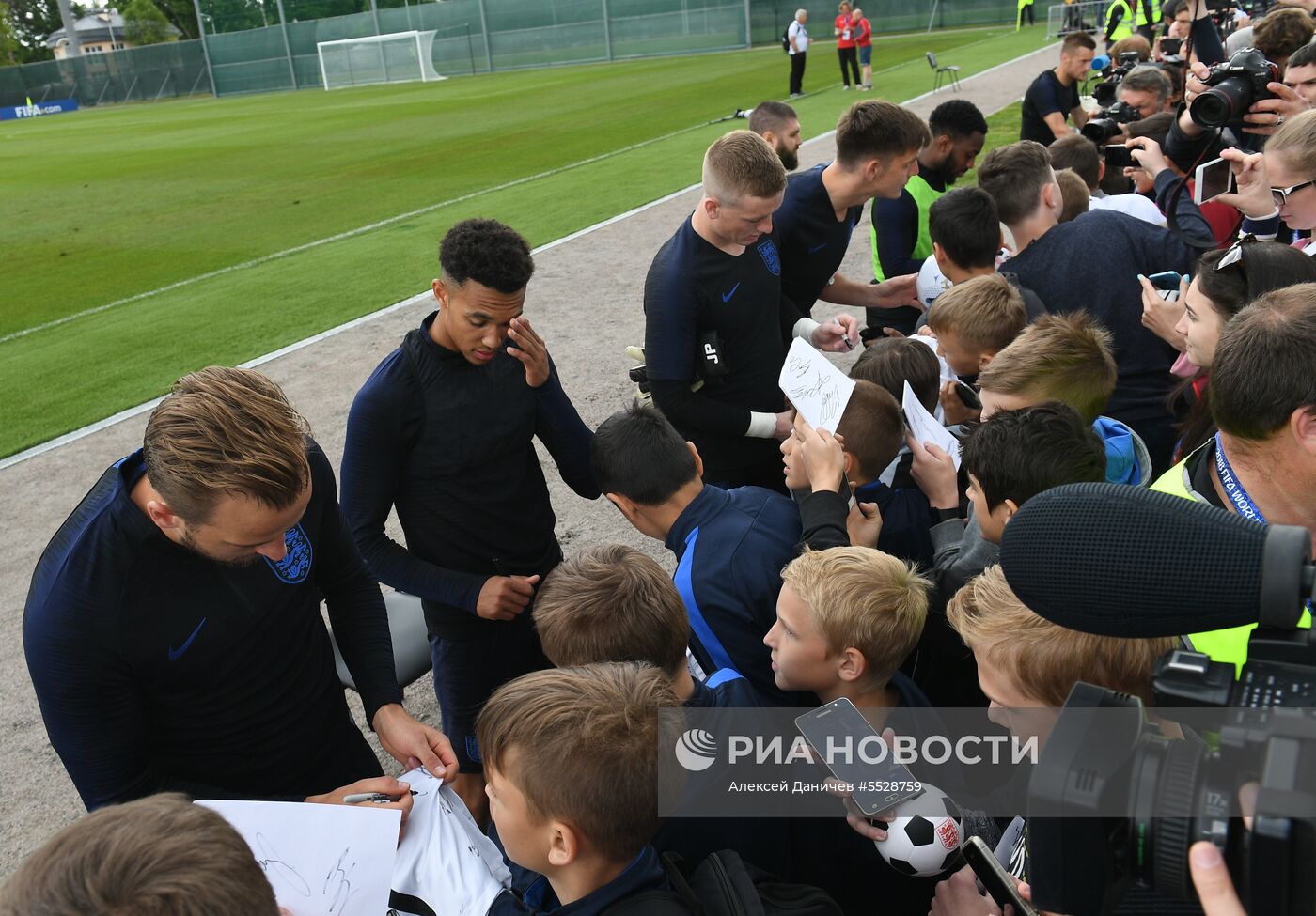 Футбол. ЧМ-2018. Тренировка сборной Англии