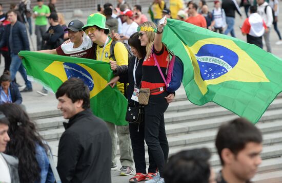 Болельщики ЧМ-2018 по футболу в Москве