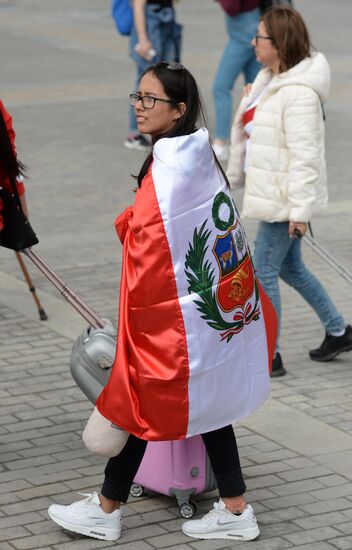 Болельщики ЧМ-2018 по футболу в Москве