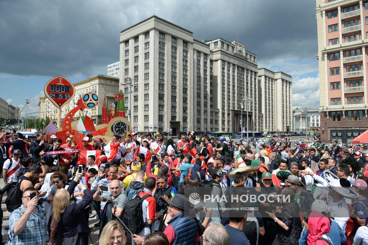 Болельщики ЧМ-2018 по футболу в Москве
