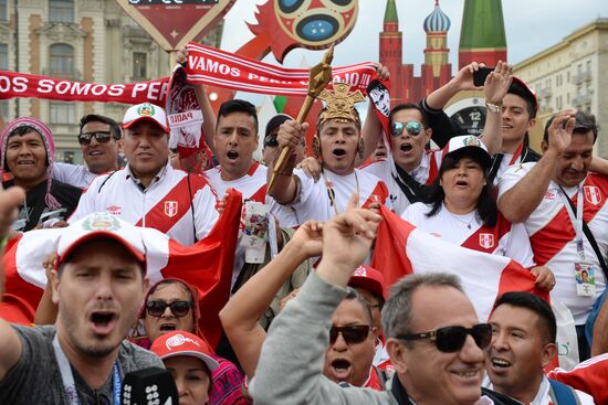 Болельщики ЧМ-2018 по футболу в Москве