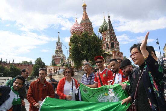 Болельщики ЧМ-2018 по футболу в Москве