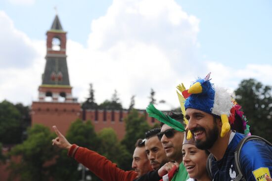 Болельщики ЧМ-2018 по футболу в Москве
