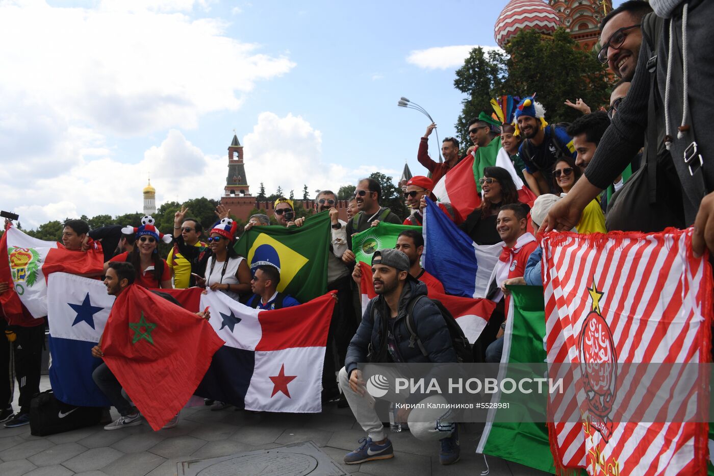 Болельщики ЧМ-2018 по футболу в Москве