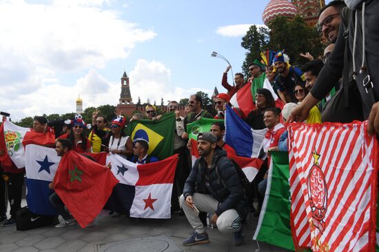 Болельщики ЧМ-2018 по футболу в Москве