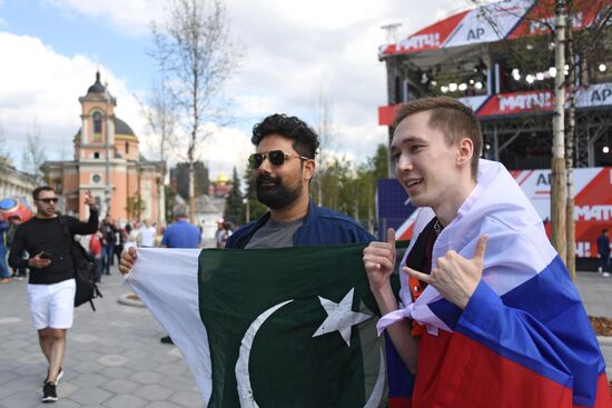 Болельщики ЧМ-2018 по футболу в Москве