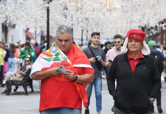Болельщики ЧМ-2018 по футболу в Москве
